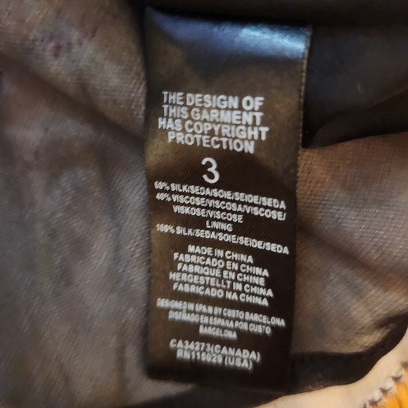 Custo Barcelona Premium Velvet and Silk Mini Dress Size Medium - Picture 8 of 12